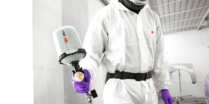 Het 3M™ PPS™ Serie 2.0 Spuitbekersysteem in actie
