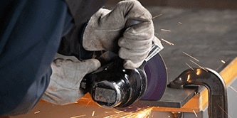 metaal snijden met de Cubitron 3 Schuurschijf
