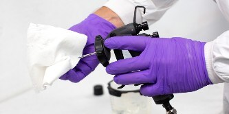 3M™ Performance Spuitpistool is in enkele seconden schoon en klaar voor nieuwe klus.	
