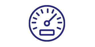 illustratie van een snelheidsmeter
