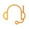 Pictogram voor communicatieheadsets