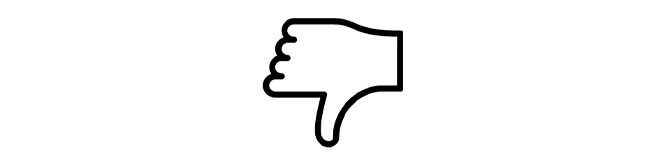 pictogram duim-omlaag
